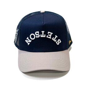 Post Malone x Stetson x True Brvnd - GRAY / NAVY trucker